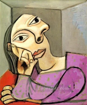 肘をついて寄りかかる女性 1939年 パブロ・ピカソ Oil Paintings